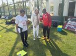 حازم إمام وعلاء نبيل يحفزان لاعبي منتخب الناشئين قبل مباراة زد الودية