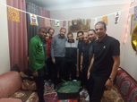 عماد النحاس يزور سائق الاتحاد السكندري في منزله للاطمئنان على حالته