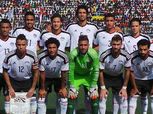 المنتخب بالزي الأبيض أمام الكونغو