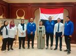 أعضاء بعثة منتخب مصر للطائرة يدلون بأصواتهم في الانتخابات الرئاسية بنيجيريا