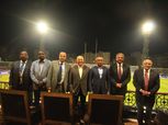 رئيس الاتحاد الافريقي لكرة القدم يحضر إفتتاح إستاد الاسكندرية