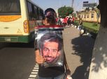 بالصور| "وحده الملك الفرعوني".. صور محمد صلاح تحيط استاد القاهرة