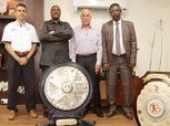 حسين لبيب يستقبل نائب رئيس المريخ السوداني «صور»