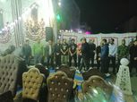 حسين الشحات يستقبل العزاء في زوج والدته «صور»