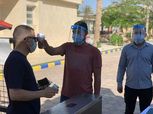 "بوابات تعقيم" بمداخل نادي الشيخ زايد وتوزيع كمامات بالمجان لمواجهة كورونا