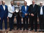 رئيس الزمالك يستقبل مجلس إدارة نقابة الصحفيين بميت عقبة