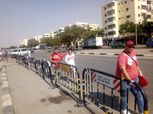 بالصور| جماهير الزمالك تساند المغرب أمام ناميبيا بـ"تيشيرت العمر"