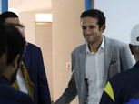 محمد فضل يتواجد بملعب السلام أثناء مباراة المغرب وبنين