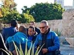 بالصور| لاعبو ومسئولو المقاصة في جنازة شقيقة طلعت يوسف