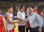بالصور| وزير الرياضة يؤازر لاعبي المنتخب الوطنى للسلة قبل افتتاح المونديال غدًا
