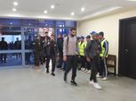 بالصور| وصول لاعبي الأهلي لملعب بتروسبورت لمواجهة الإنتاج الحربي