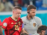بعد إصابته ضد روسيا.. لاعب بلجيكا خارج يورو 2020