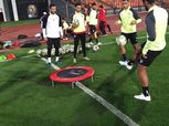 المنتخب الأولمبي يؤدي مرانه الأول على الملعب الرئيسي باستاد القاهرة