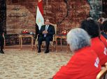 بالصور| «السيسي»: أثق في إرادة لاعبي منتخب مصر ورفع اسم بلدهم عاليا