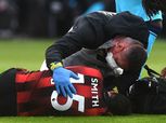 إصابة خطيرة للاعب بورنموث أمام توتنهام (فيديو)