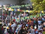 بالصور| المئات يؤدون صلاة العيد داخل نادي الصيد