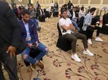 إكرامي ورمضان صبحي يظهران في مؤتمر إعلان شعار بيراميدز الجديد