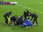 بالفيديو والصور| إصابة خطيرة للاعب ليستر سيتي أمام وست هام