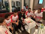 جماهير الزمالك تفاجئ الناشئ سعد محمد في الإمارات