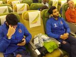 وجبات خفيفة للاعبي الأهلي فور الوصول إلى زامبيا