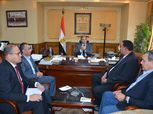 وزير الرياضة يستقبل رئيس المصارعة