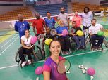 دولي الريشة يروّج لانضمام اللعبة بارالمبياً بالأولمبية هادية حسني