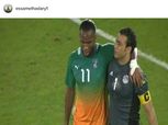 "الحضري" يهنئ "دروجبا" بعيد ميلاده