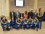 بعد التتويج بـ «كأس العالم»| استقبال رسمي لـ «منتخب الفروسية» في مطار القاهرة