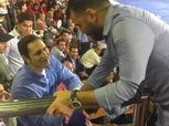 بالصور| «متعب» يؤازر «الأهلي» أمام «سطيف».. ويُصافح «علاء مبارك»
