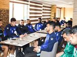 مجلس المصري يحفز اللاعبين قبل لقاء نهضة بركان في الكونفيدرالية (صور)