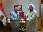 أشرف صبحي يلتقي رئيس الاتحاد العربي للهجن