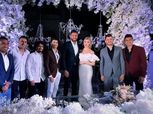 شيكابالا ونجوم الزمالك في عقد قران «أبو جبل» على ملكة جمال العرب «صور»