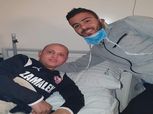 إبراهيم عبد الخالق يزور سعد محمد ناشئ الزمالك في المستشفى (صور)