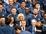 كأس العالم| الرئيس الفرنسي يدعم بلاده أمام بلجيكا من المدرجات