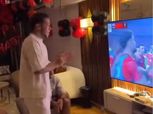 «فرحة هستيرية».. رد فعل إمام عاشور على أهداف الشحات وتريزيجيه أمام الزمالك.. فيديو