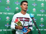 كريستيانو رونالدو بعد تتويجه بأفضل لاعب في مباراة المجر: أشكر زملائي