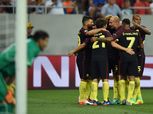 بالفيديو| "هاتريك" أجويرو يزين خماسية سيتي في ستيوا بدوري الأبطال