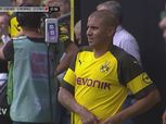 بالصور| محمد زيدان يشارك في ودية أساطير دورتموند وليفربول
