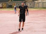 السيد عبد العال يؤازر المصري ب"العكازين" قبل مواجهة الزمالك