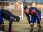 ياسر إبراهيم يشارك في جزء من التدريبات البدنية بالأهلي