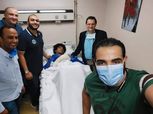 جراحة طارئة للاعب سلة الأهلي بسبب كسر مضاعف في اليد