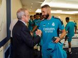 رئيس ريال مدريد يحفز لاعبيه للفوز على ليفربول في نهائي أبطال أوروبا