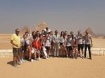 وزارة الرياضة تنظم جولة سياحية لمنتخبات الطائرة بالأهرامات