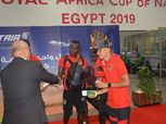 منتخب موريتانيا يغادر مطار القاهرة الدولي