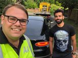 تفاصيل حادث سير محمد صلاح: عامل الدورية أنقذه ولم يتعرف عليه