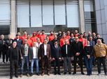 وزير الرياضة يحفز ويؤازر لاعبي منتخب مصر لليد قبل السفر إلى رواندا