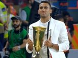 أحمد الجندي يقدم كأس السوبر المصري قبل مباراة الأهلي والزمالك
