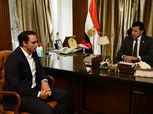 وزير الشباب والرياضة يلتقي نائب رئيس الاتحاد الدولي للاسكواش