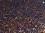 جماهير أتليتكو مدريد ترفع شعارات إسبانيا أمام برشلونة