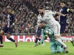 ريال مدريد يتقدم بهدف أمام باريس في الشوط الأول.. وطرائف الفار تلغي طرد كورتوا